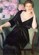 Boris Kustodiev Portrait of Renee Notgaft china oil painting artist